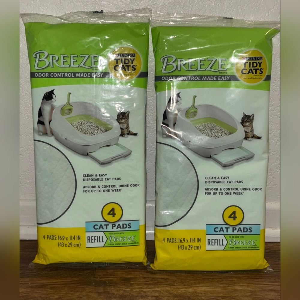 Purina Tidy Cats Breeze Cat Pads (2) NEW!